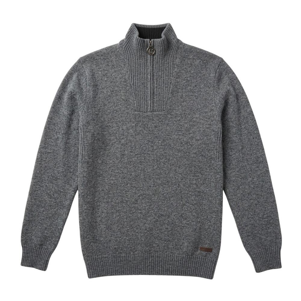 Barbour Nelson Essential Half Zip Sweater Size Large